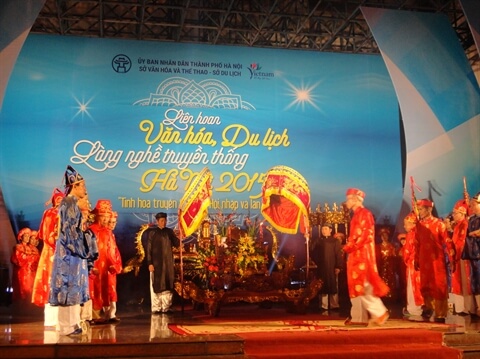 Quelque 300 stands au Festival culturel et touristique des villages de métier de Hanoi